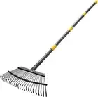 TAILERNRUYE 25 Tines Rake for Leaves,Heavy Duty Garden Leaf Rake for Lawns,16...