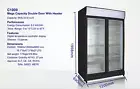 BRAND NEW 2-DOOR 1000L COMMERCIAL GLASS DISPLAY DRINK FRIDGE 1200*690*1998