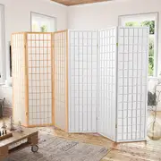 3/4/6/8 Panel Artiss Room Divider Screen Wooden Room Divider Doors Folding