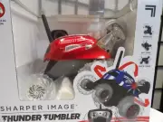 Sharper Image Thunder Tumbler Remote Control 360 Spinning Red Car NEW