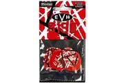 Dunlop EVH 5150 Max-Grip Pick 6-Pack - Red w/ 5150 Logo Black & White Stripes (.60mm)