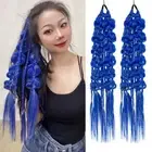 Lantern Braid Bubble Jumbo Braid Braided Ponytails for Women