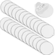 24 Pcs Flea Trap Stickers Round Adhesive Fly Trap Dome Flea Trap Refill for Pet House Carpet Living Room Bedroom Hallway