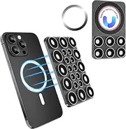 T Tersely Magnetic Suction Cup Phone Case Mount Compatible with Magsafe,Silicone Cup Phone Stand for iPhone and Android, Non Slip Holder Hands-Free Selfies and Videos for TikTok (Black)