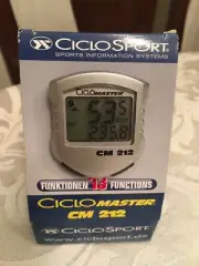 ciclo sport ciclo master cm 212 bicycle speedometer