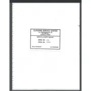 Clausing Model 5300-5400 Lathe owner parts Manual 1957 45 pages comb bound