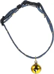 Adjustable Cat Collar Kitten Neckwear with Bell Chic Design for Photos Parties and Daily Use Flexible Straps for Comfort and Easy for Small Cats
