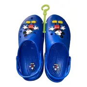 NEW Disney Crocs Mens 7 Womens 9 Blue Mickey Mouse & Co Clogs Parks Sandals