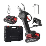 Electric Pruning Shears, 21vf Rechargeable Professional Cordless Electric Pruning Shears For Gardens Parks Farms Greenhouses, One Battery With Storage
