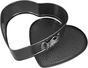 LIGIGWASH Heart Cake Tin Stainless Steel Heart Pan Cookie Cake Mold Nonstick Baking Pan Versatile for Baking
