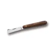 ANTONINI 5540/L Traditional Grafting Knife Bubinga Handle - Polished Carbon Stee