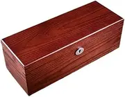 Watch Display Box Solid Wood Watch Storage Box Display Box With Lock Watch Cases for Men FANDIAO