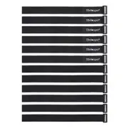 12 Pack 1 x 24 Inches Hook and Loop Reusable Fastening Cable Tie Down Straps by