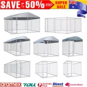 Outdoor Large Dog Kennel Animal Shelter Pet House Run Playpen Exercise Training