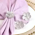 Wedding Plum Blossom Napkin Ring Napkin Holder Serviette Buckle Table Setting
