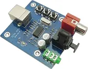 DollaTek PCM2704 USB DAC USB Power Fiber Optic coaxial Analog Output sz-11 Raspberry Pi Raspbian RaspBMC