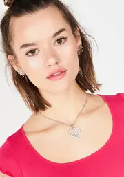 Love Thing Rhinestone Necklace