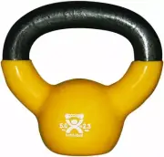 CanDo Kettle Bells, Vinyl Coated and Color Coded Kettle Bell for Rehabilitation