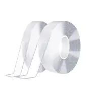 Double Sided Tape Heavy Duty 2Rolls Total 10meters Removable Nano TapeforPoster