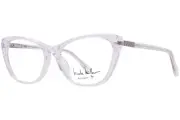 Nicole Miller Cassis C01 Eyeglasses Women's Crystal Full Rim Oval Shape 52mm