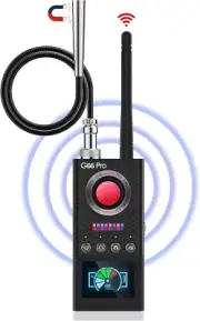 Pro Hidden Camera Detector Anti Spy Device AI Auto Scan Wireless GPS Bug Tracker