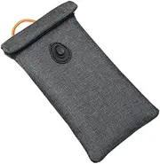 LeeQinersw Faraday Bag Anti Theft Multiuse Phone Signal Blocking Security ion Signal Blocking Bag for ID Card Car Keychain, Gray