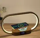 Anyuainiya Bedside Table Lamp with Wireless Charger, Touch Control LED Night ...