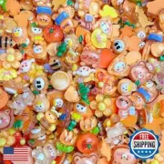 COOSLIM 10pcs Slime Charms, Resin Fake Candy Charms, Kawaii Cute Set Mixed As