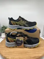 Asics GEL-VENTURE 9 Sneakers Men's Size 10.5 Black/Golden Yellow New In Box