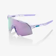 100% S3 Sunglasses Translucent Lavender with HiPER Lavender Mirror Len