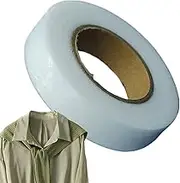 Fabric Tape for Hemming,2-Side Clothes Fabric Hemming Tape Roll - Breathable Patch Lining Sticky Iron-On Accessories for Cuff Collar Swimsuit Lingerie Craft Projects