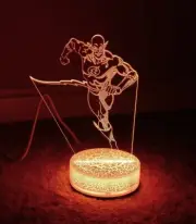 The Flash 3D Night Light Multi Color Changing Illusion Lamp For Kids Gift