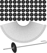 80x Solar Panel Wire Mesh Clips Kit Solar Panel Bird Pigeon Proofing Protection