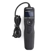 Hongdak RS-80N3 Timer Remote Shutter Controller Cord for Canon D60 D50 D40 40D