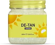 De-Tan Scrub For Face & Body (380 Ml) | Revitalizing Tan Removal || Cleanser,Dead Skin|| Blackhead Remover For Deep Exfoliation Scrub