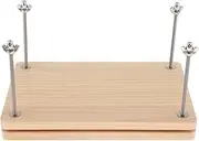 Ｓｉｍｈｏａ Wooden Book Press Flat Paper Press Machine Multiuse Book Binding Tool for DIY Bookbinding Cardboard, Documents, Labels