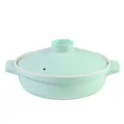 PEARL METAL Microwave Cooking Pot Powder Green 18cm A La Mode