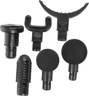 Fitness Massager Adapter 6pcs Body Massager Replaceable Portable for Athlete Gym