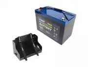 Kings 12V 98Ah Deep Cycle AGM Battery Maintenance-Free+ Battery Tray Standard