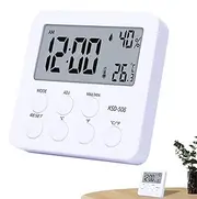 Digital Room Thermometer - Humidity Temperature Monitor | Indoor Thermo-Hygrometer | Digital Hygrometer | Ambient Thermometer Temperature | Room Temperature Monitor | Hygrometer for Home officess