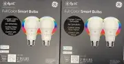 GE C by GE Smart 60-WattA19 Full Color Dimmable Smart LED Light Bulb (2x2-Pack)