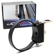 3" Bullbar Roll Bar Tube Adjustable Flag/Whip Light/CB Antenna Mount w/1/2" Hole (for: Fiat)