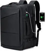 FENRUIEN Travel Carry-On Backpack 41L Expandable 17.3 Inch Laptop Backpack for Men