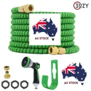 75FT Expandable & Flexible Garden Hose Kink Free with 10 Function Spray Nozzle