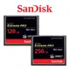 【SanDisk】256G 128G EXTREME PRO CF 記憶卡 讀160 寫150 COMPACTFLASH