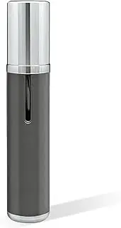 Perfume Atomiser, Refillable & Travel Size Perfume Bottle, Leaking Proof,Bottom Pump without Funnel, Luxurious Small women and men, 5ml (H-Grey)