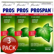 3 x Prospan Chesty Cough Relief Syrup Non Drowse Sugar Free Oral Liquid 200mL