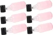 HONITANO 6Pcs Portable Perfume Roller Bottles Refillable Essential Oil Holders Containers for Cosmetics Travel Friendly Design for Storing Oils and Fragrances