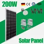 200W Mono Solar Panel 12V 200 Watt Caravan Camping Home Battery Charging Power