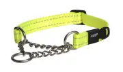 Rogz Control Obedience Non-Slip Dog Collar Dayglo Medium